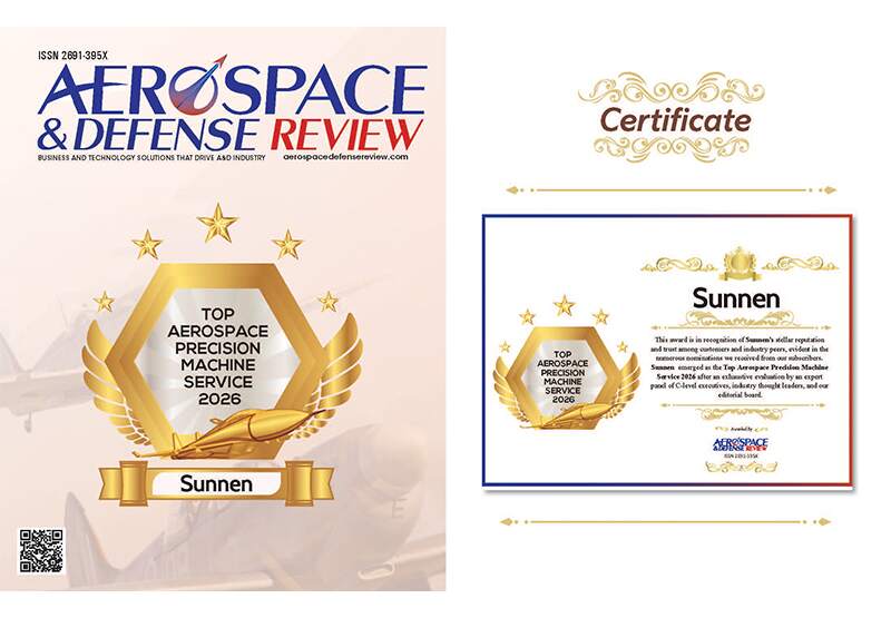 Sunnen Named Top Aerospace Precision Machine Service 2026