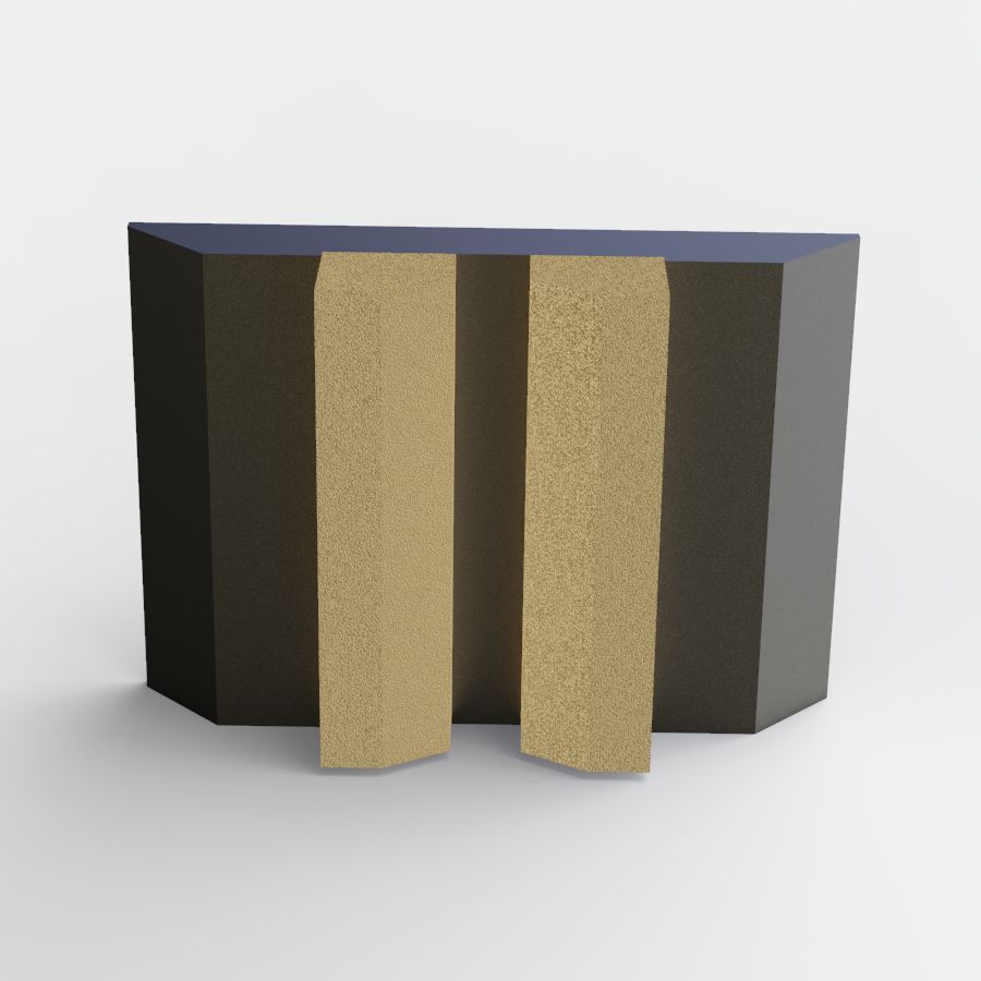 FB13 EXTERNAL ALUMINUM OXIDE STONE, VITRIFIED BOND